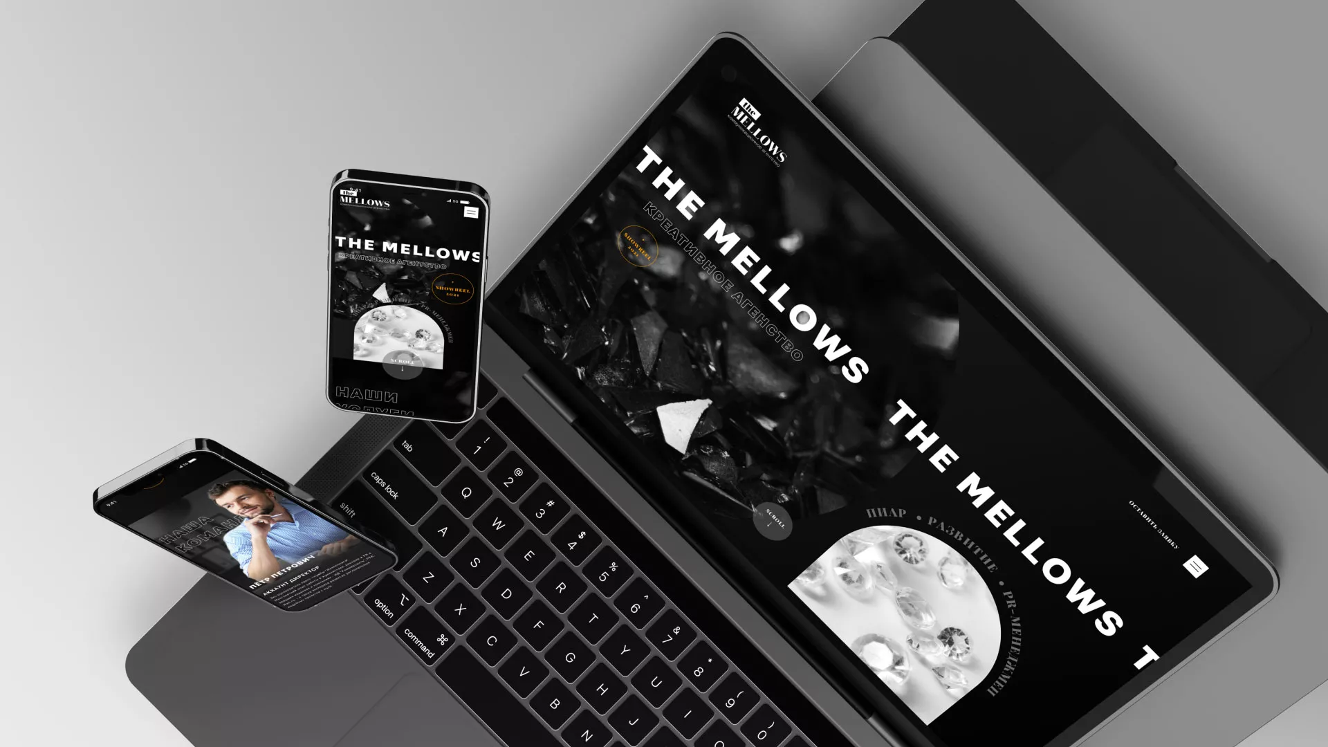 Разработка сайта креативного агентства «The Mellows» в Озёрске